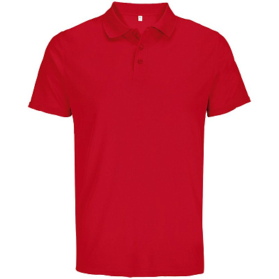 Рубашка поло унисекс Pitcher, ярко-синяя (royal) (Красный)