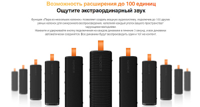 Портативная колонка Xiaomi Sound Outdoor 30W, синий