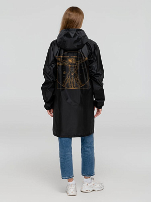 Дождевик «Ветровеанский человек», черный (Чёрный)