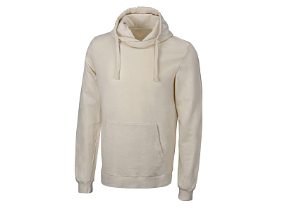 Толстовка с капюшоном Pure из неокрашенного хлопка, мужская (Натуральный (неотбелённый)) Толстовка с капюшоном Pure из неокрашенного хлопка, мужская (Натуральный (неотбелённый))