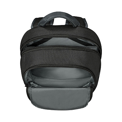 Рюкзак WENGER Trayl 15.6", чёрный, переработанный ПЭТ, 34 x 20 x 45 см, 22 л.