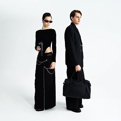 Термокружка вакуумная Монтана (Montana), черный