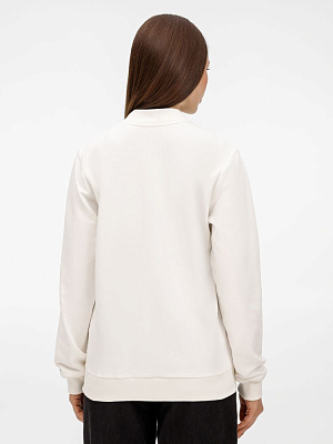 Бомбер унисекс Townie, молочно-белый