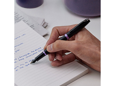 Ручка перьевая Parker IM Vibrant Rings Flame Amethyst Purple