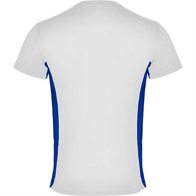 Спортивная футболка TOKYO мужская, БЕЛЫЙ/КОРОЛЕВСКИЙ СИНИЙ 2XL