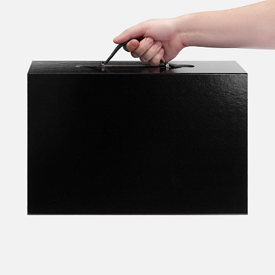 Коробка складная Holdfold, L, черная