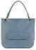 Сумка-хобо BUGATTI Almata, голубая, полиуретан, 41х11х32 см - Фото 2