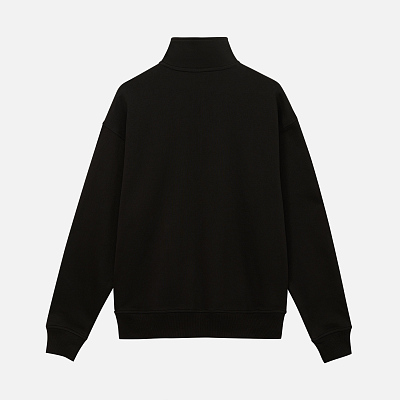 Толстовка на молнии унисекс Флоу (Flow), черная