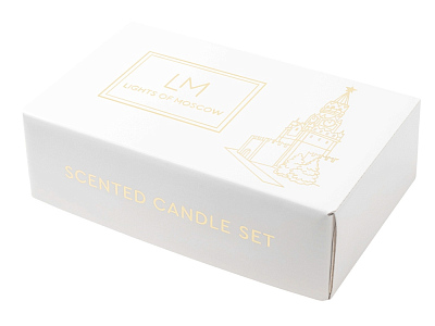 Набор ароматических свечей, 5*50 мл