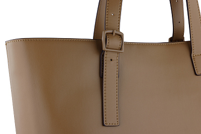 Сумка-шоппер женская BUGATTI Zita, коньячная, полиуретан, 47 x 18 x 35 см