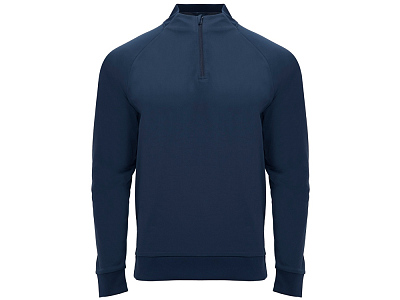 Толстовка с воротом на молнии Epiro унисекс (Синий нэйви)