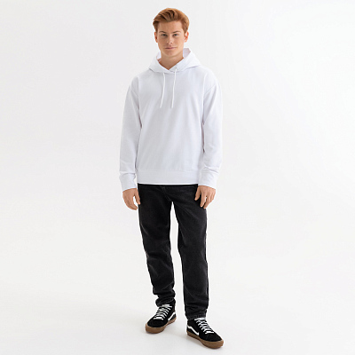 Худи с капюшоном, унисекс Алекс (Alex) белый, размер XL