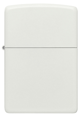 Зажигалка ZIPPO Classic с покрытием White Matte, латунь/сталь, белая, матовая, 38x13x57 мм