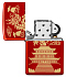 Зажигалка ZIPPO Eastern Design с покрытием Metallic Red, латунь/сталь, красная, 38x13x57 мм - Фото 4