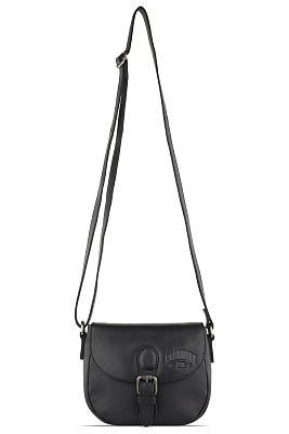 Сумка женская KLONDIKE GOLD «Kate», натуральная кожа в черном цвете, 21 х 16,5 х 6,5 см