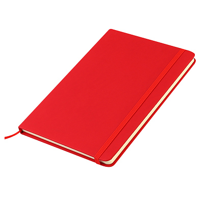 Блокнот A5 Monte в твёрдом переплёте  (Красный)