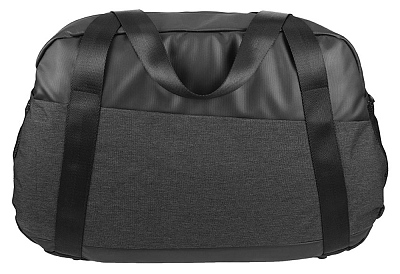 Сумка спортивная BUGATTI Universum 15'', графитовая, полиэстер меланж/тарпаулин, 54х14х33 см, 24 л