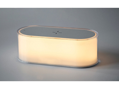 Ночник с беспроводной зарядкой и RGB подсветкой Miracle, 15 Вт