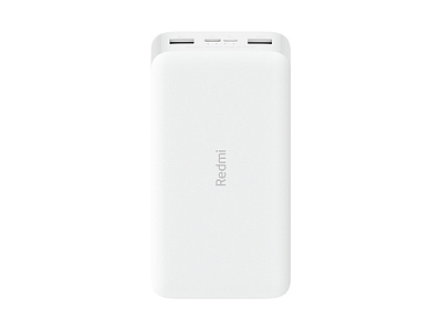 Внешний аккумулятор Redmi 18W Fast Charge Power Bank, 20000 мАч (Белый)