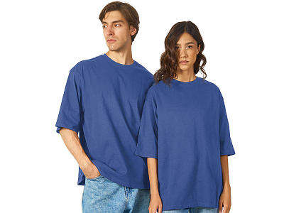 Футболка оверсайз Berlin унисекс (Классический синий)