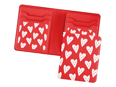 Картхолдер с отделением для наличных денег с возможностью полноцветной УФ-печати софт-тач Картхолдер с отделением для наличных денег с возможностью полноцветной УФ-печати софт-тач