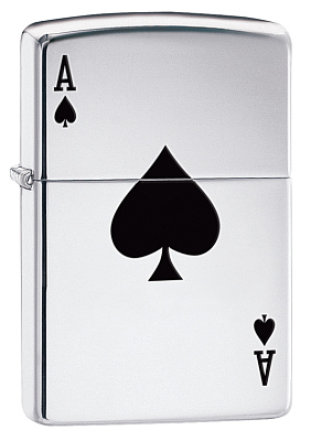 Зажигалка ZIPPO Сlassic с покрытием High Polish Chrome, латунь/сталь, серебристая, 38x13x57 мм (Серебристый)