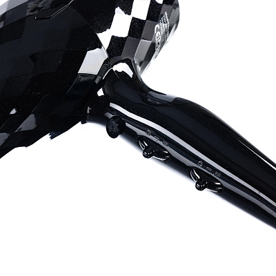 Фен DEWAL BEAUTY Diamond Black, черный, 2200 Вт, 1 насадка