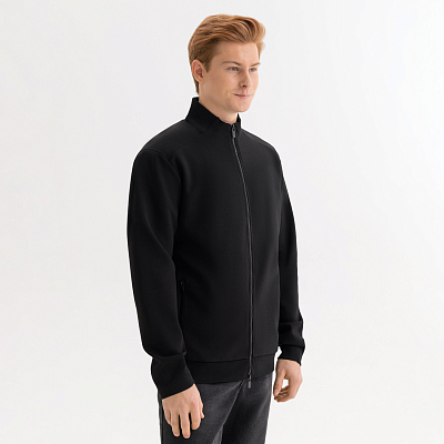 Толстовка на молнии ASTIN черная, размер XXXL (Чёрный)