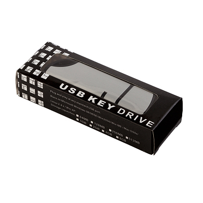 Флеш-карта USB 8GB "Перфекционист"#, черный с серебром