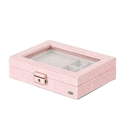 Шкатулка для украшений Jardin D'Ete, цвет розовый,  "змея", 20 х 15 х 5 см