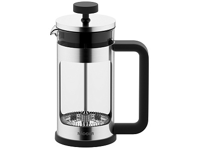 Френч-пресс ERICH, 0,35 л (Стальной, черный) Френч-пресс ERICH, 0,35 л (Стальной, черный)