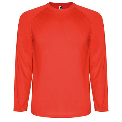 Спортивная футболка MONTECARLO L/S мужская, КРАСНЫЙ 2XL (Красный)