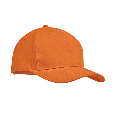 Brushed heavy cotton 6 panel Ba (Оранжевый)