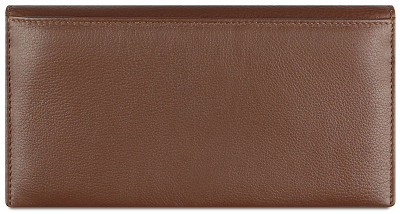 Кошелёк женский BUGATTI Lady Top, коньячный, натуральная воловья кожа, 19,5х2х10 см