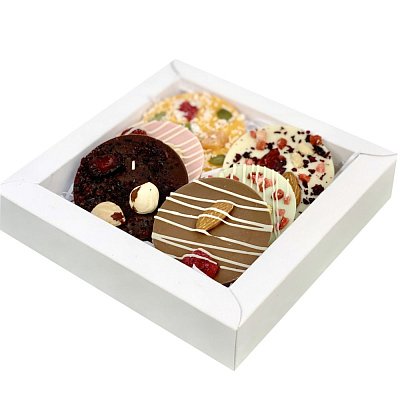 Шоколадные конфеты Mendiants, ассорти (Шоколадный)