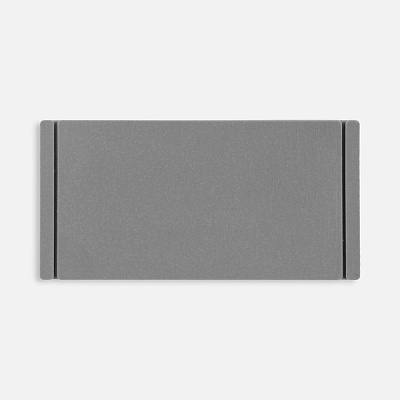 Лейбл из ПВХ Dzeta, XS  (Серый)