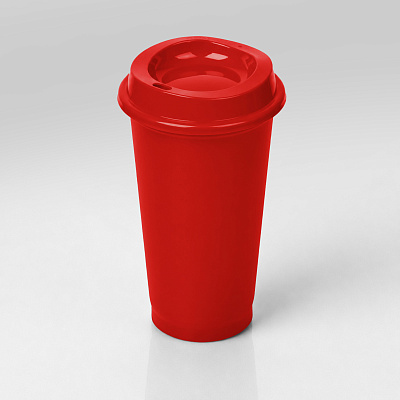 Пластиковый стакан SipGo (Красный)