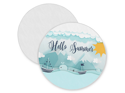 Пляжное полотенце для сублимации (Белый)