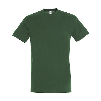 Футболка мужская REGENT, тёмно-зелёный, 4XL, 100% хлопок, 150 г/м2 (Темно-зеленый)