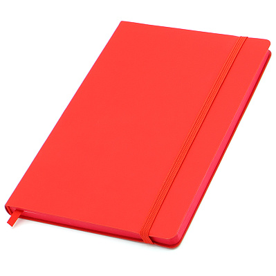 Ежедневник A5 недатированный Dante в мягком переплёте софт-тач  (Красный)