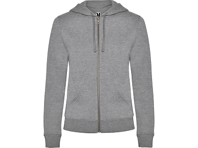 Толстовка на молнии Veleta, женская (Серый меланж)