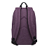 Рюкзак TORBER GRAFFI, фиолетовый с карманом черного цвета, полиэстер меланж, 42 х 29 x 19 см - Фото 4