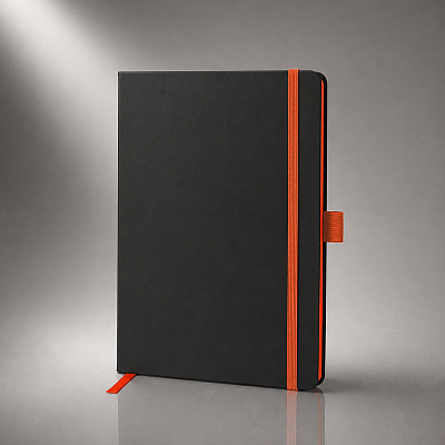 Блокнот A5 ColorNote Black (Черный/оранжевый)