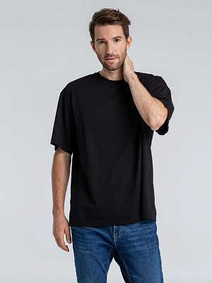 Футболка оверсайз «Чистая соль», черная (Чёрный)