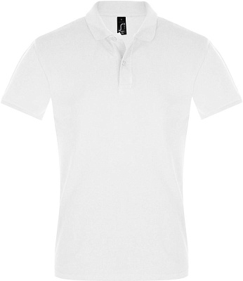 Рубашка поло мужская Perfect Men 180 белая (Белый)