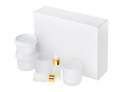 Набор для создания 2-х ароматических свечей: амбра и табак/маракуйя, сандал и пачули (Белый) Набор для создания 2-х ароматических свечей: амбра и табак/маракуйя, сандал и пачули (Белый)