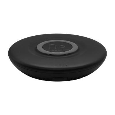 Внешний аккумулятор Tony с беспроводной зарядкой, 5000 мАч (черный) (Чёрный)