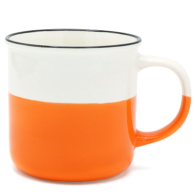 Кружка Wooster  (Бело-оранжевая)