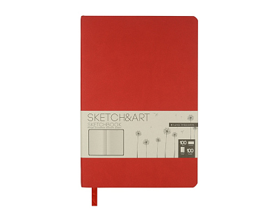 Скетчбук А5 Sketch & Art 100 г/м2, soft-touch