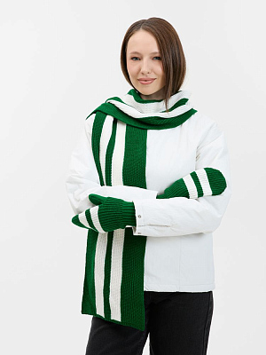 Варежки Winwear, зеленые (глубокий зеленый)
